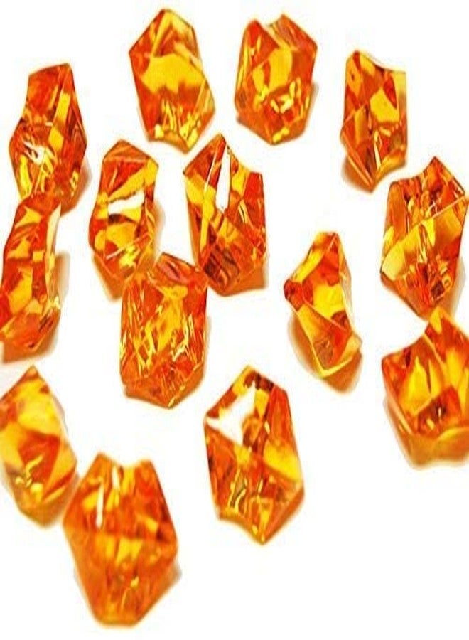 Firstly Traders Decorative Marbles Orange White Green Colour Aquarium Fillers| Home Decor Items for Independence Day - Image 2